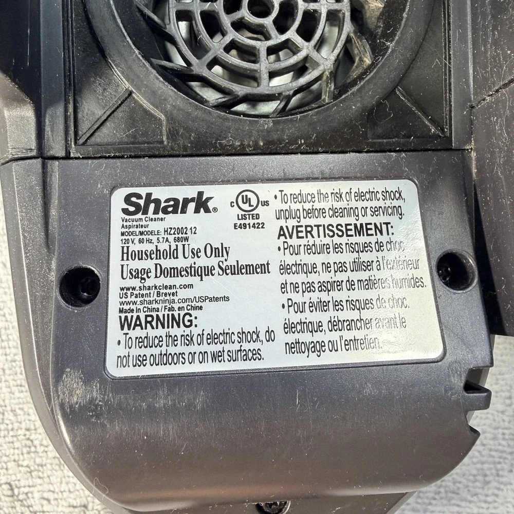 Shark Chassis Motor Base w Dust Bin & Filter for HZ2002 Vertex UltraLight Vacuum